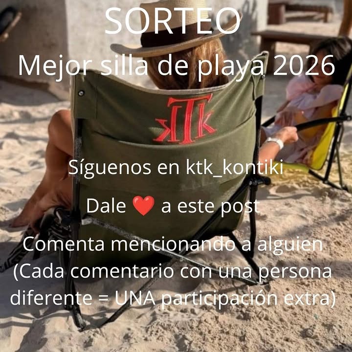 Imagen de SORTEO VERANO de la Mejor Silla de playa del 2026 ! 🎉
Gan