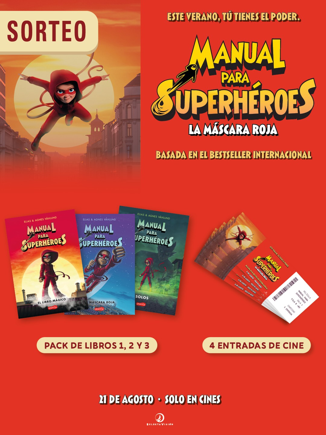 Imagen de 📢 🎬 #SORTEO de CINE por el estreno de Manual para Supe