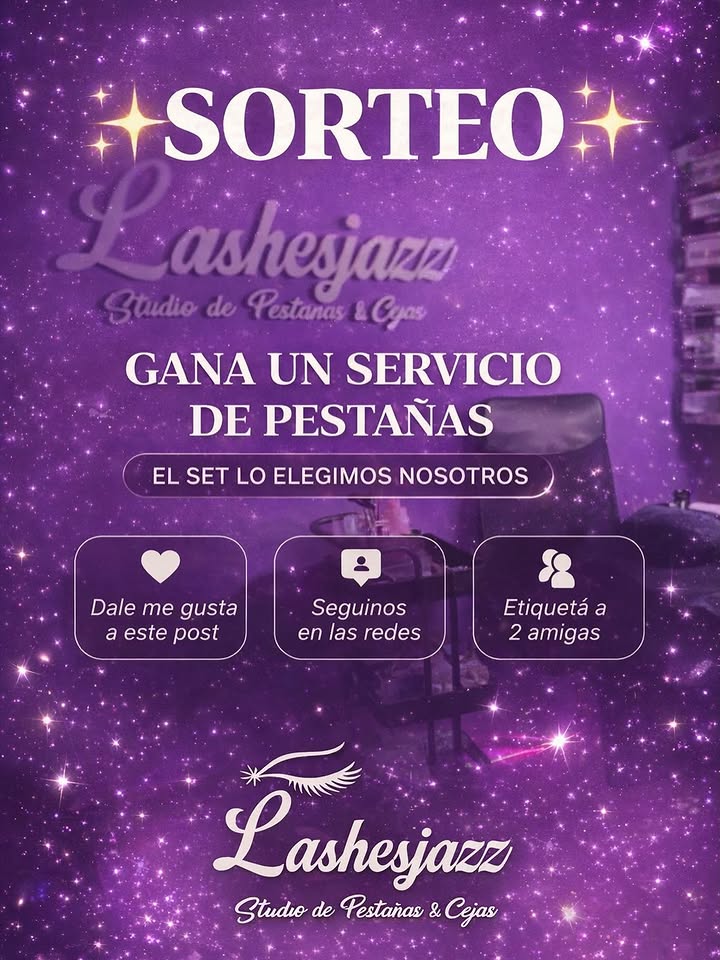 Imagen de ✨ SORTEO ✨

¡Se viene algo hermoso en Lashesjazz! 💜 