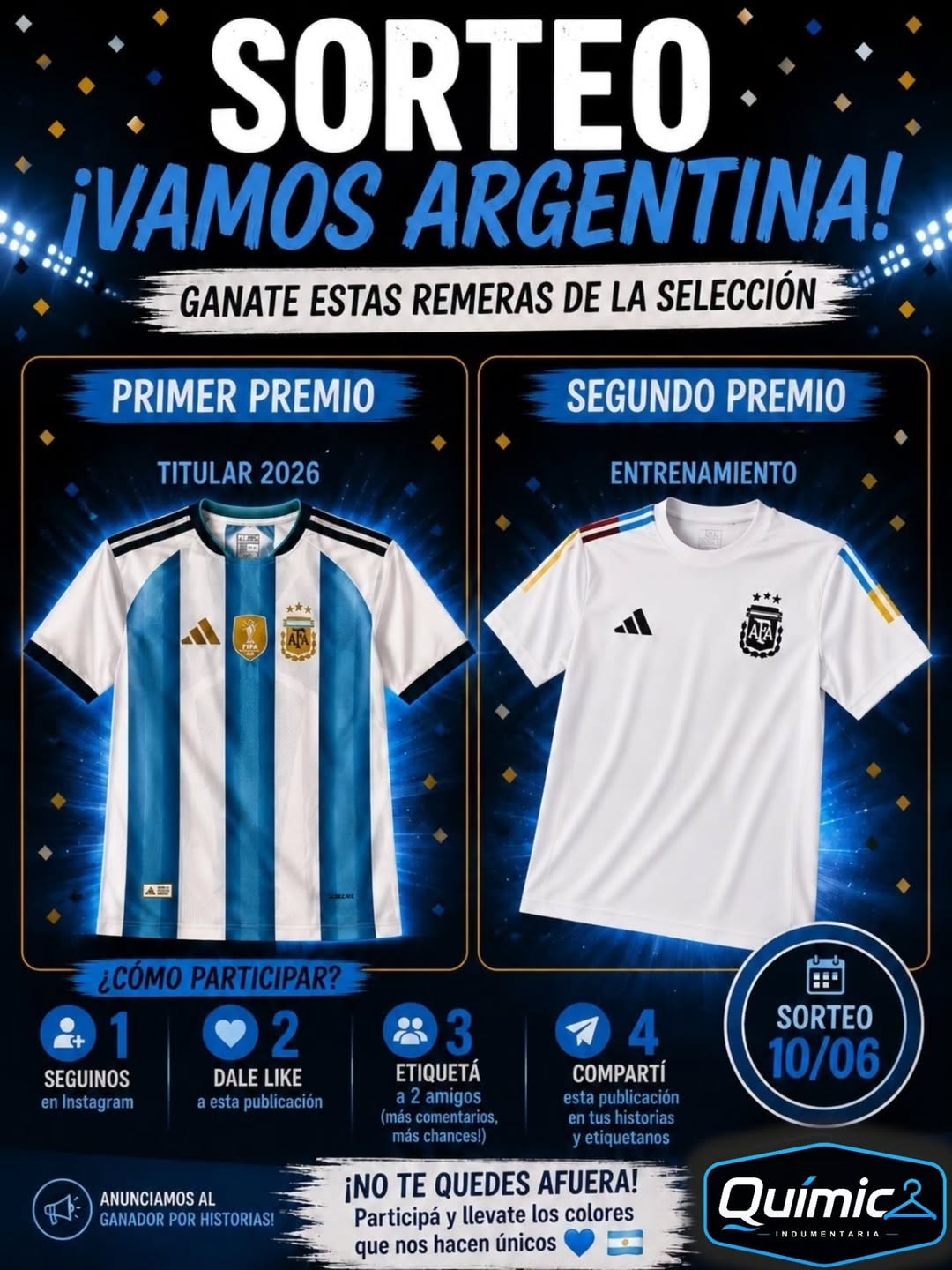 Imagen de Sorteooooo🔥

🇦🇷Primer premio: 
CAMISETA TITULAR 202