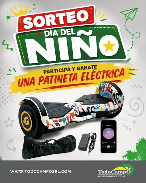 Imagen de 🎉 ¡Participá del SORTEO por el DIA DEL NIÑO y llevate 