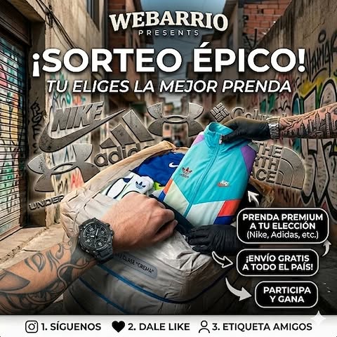 Imagen de 🔥 MEGA SORTEO WEBARRIO: MODO WARRIOR 🔥
¿Querés la me