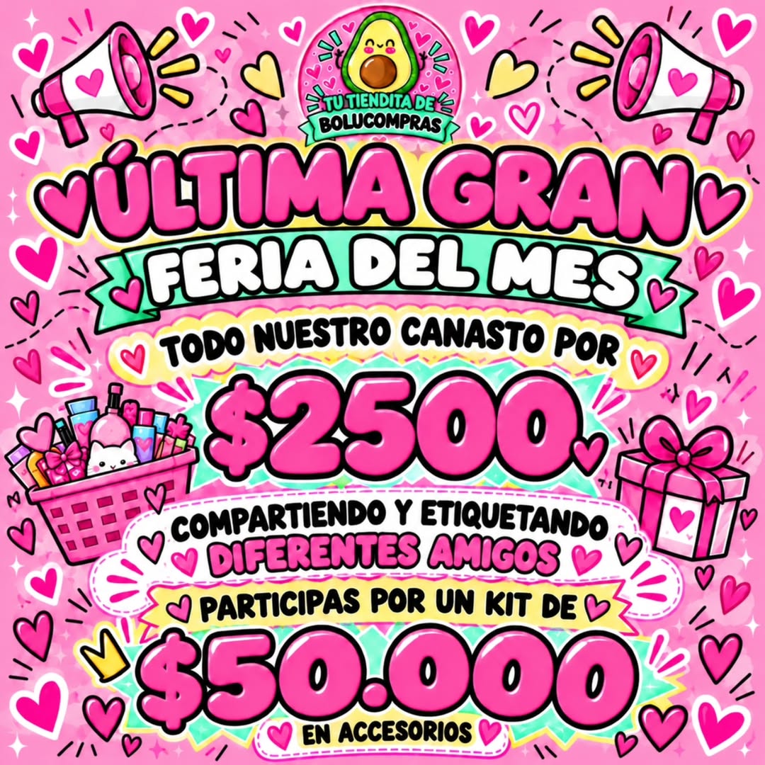 Imagen de 💖🎀 ¡LLEGÓ LA ÚLTIMA GRAN FERIA DEL MES! 🎀💖

�