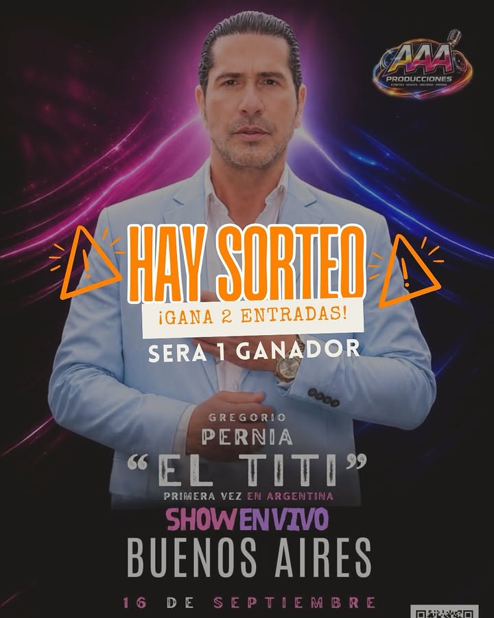 Imagen de El TITI llega a la Argentina 🇦🇷🇨🇴❤️

Y este 