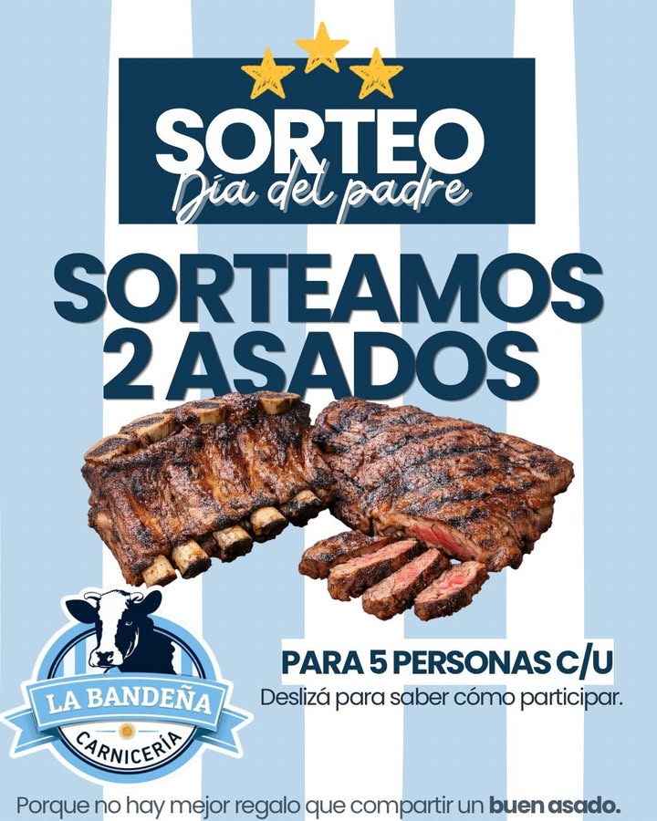 Imagen de ¡SORTEO ESPECIAL DÍA DEL PADRE! 🥩🔥

Porque papá se 