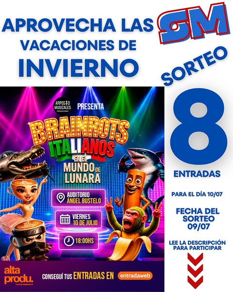 Imagen de 🎉 ¡SORTEO ESPECIAL DE VACACIONES DE INVIERNO! 🎉

¡Te