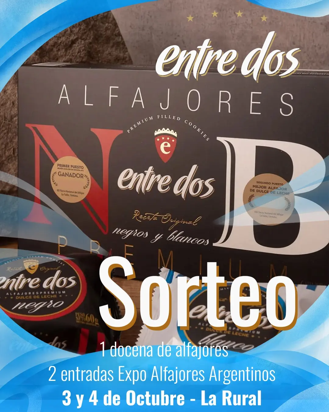 Imagen de SORTEO ALFAJORES ENTRE DOS + ENTRADAS EXPO ALFAJORES ARGENTI
