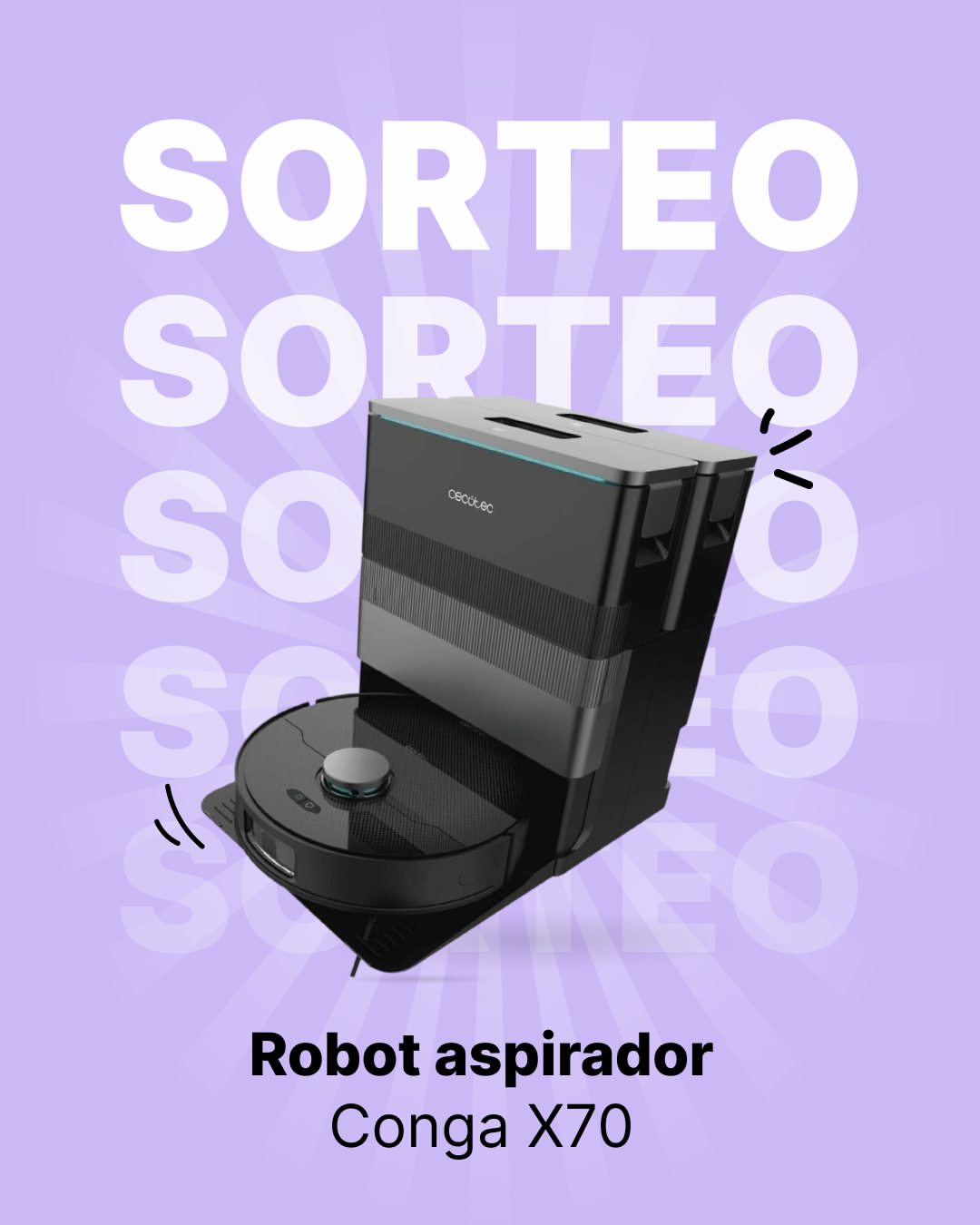Imagen de #SORTEO | Sorteamos un robot aspiradora Conga X70, para que 