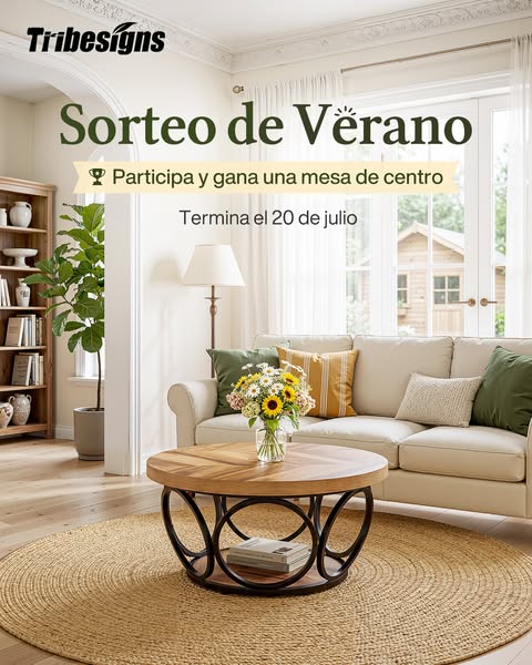 Imagen de 🎉 ¡SORTEO DE VERANO! ☀️

¿Te gustaría darle un toq