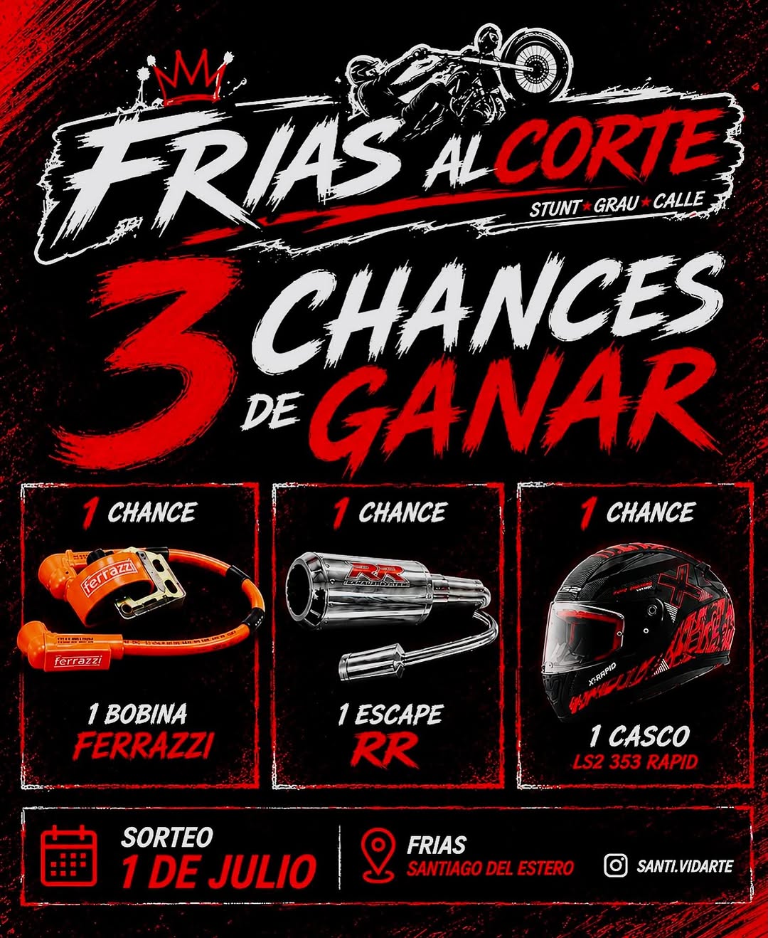 Imagen de 🔥 SORTEAZO EN VIVO 🔥 
🏍️ 3 CHANCES DE GANAR 🏍�