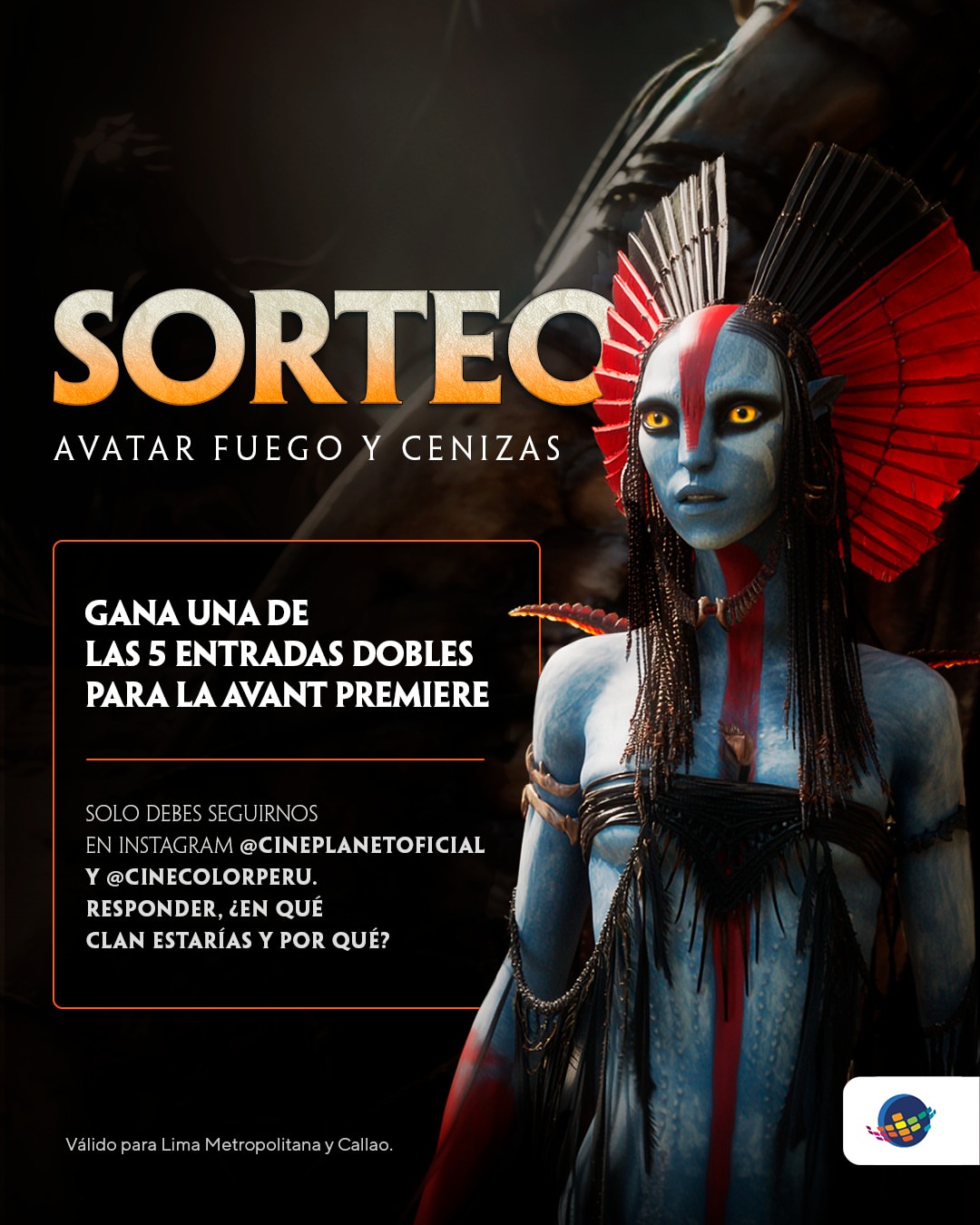 Imagen de ¿Quieres estar en la Avant Premiere de Avatar: Fuego y Ceni