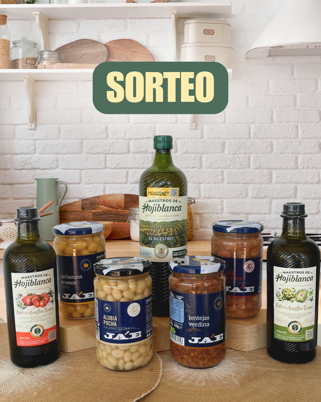 Imagen de SORTEO Maestros de Hojiblanca x Legumbres JA'E

Queremos que