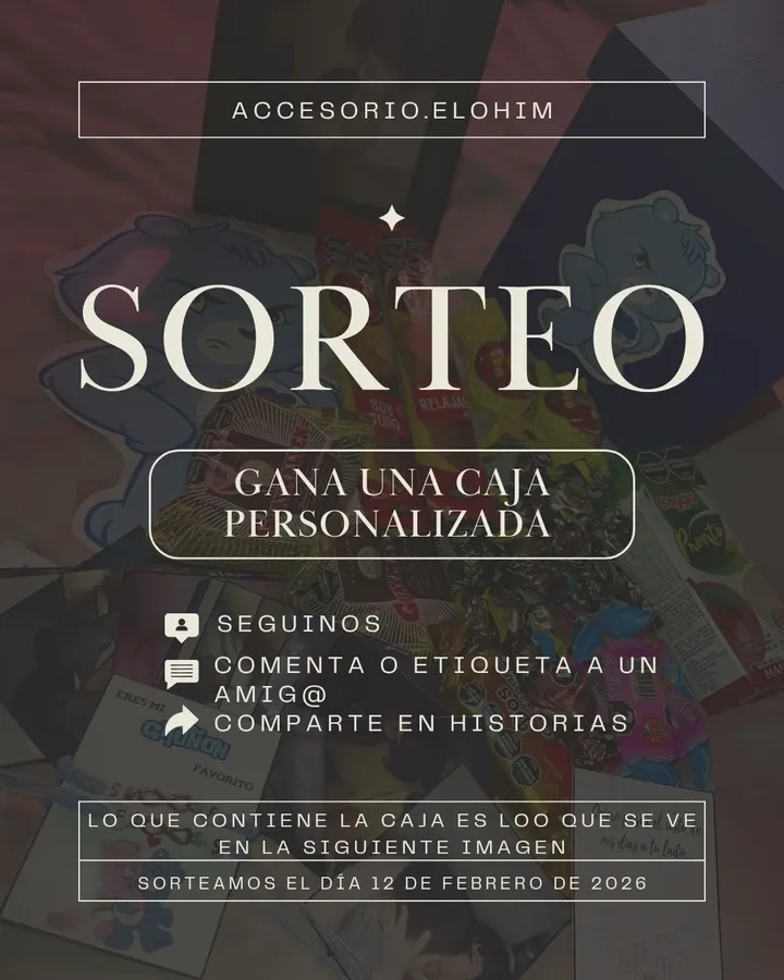 Imagen de PRIMER SORTEO DEL AÑOO💫

PREMIO:CAJA personalizada +cuad