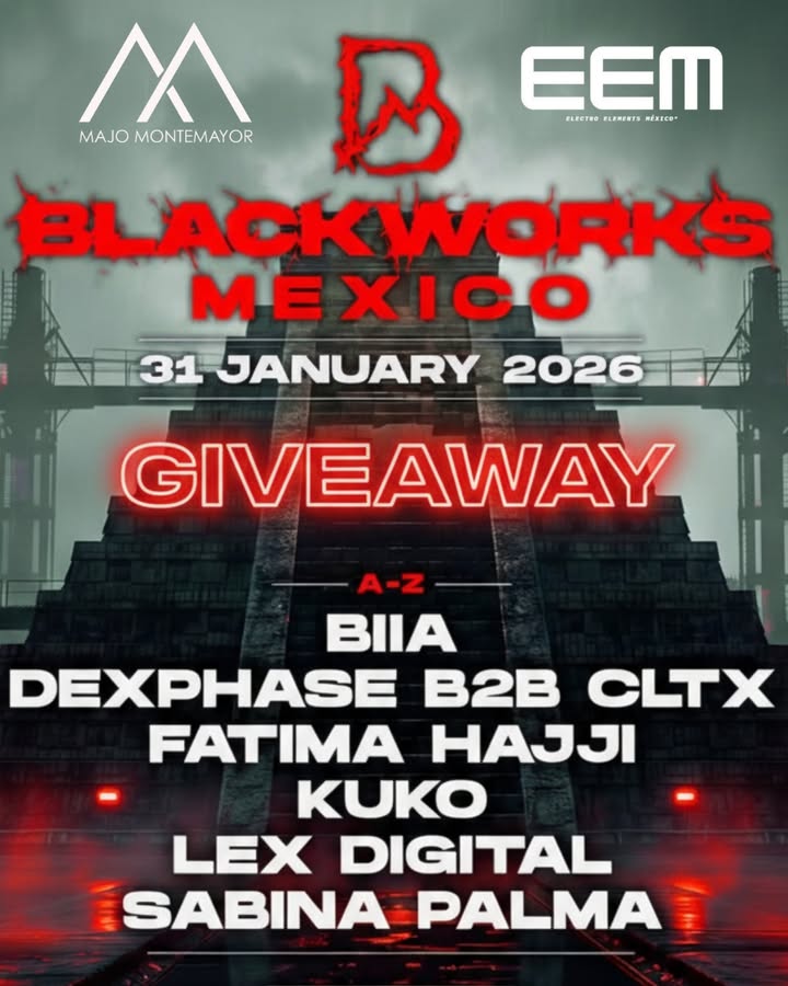 Imagen de ¡Gana accesos 🎟️ para BLACKWORKS México 🎉 que tend