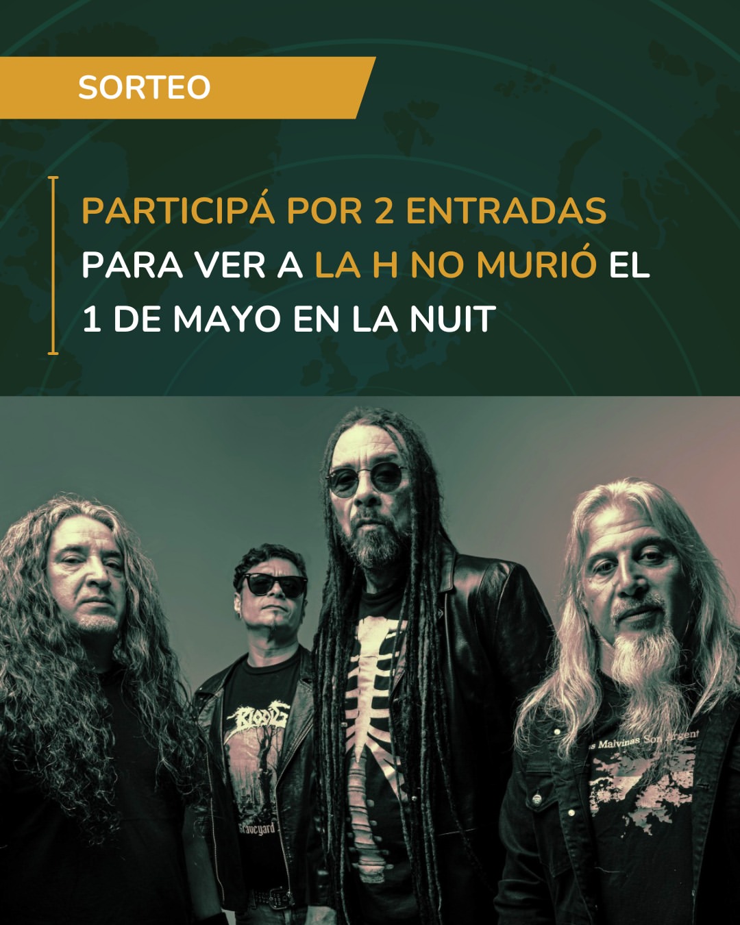 Imagen de 🎸✨ ¡SORTEO DE ENTRADAS PARA VER A LA H NO MURIÓ! ✨�