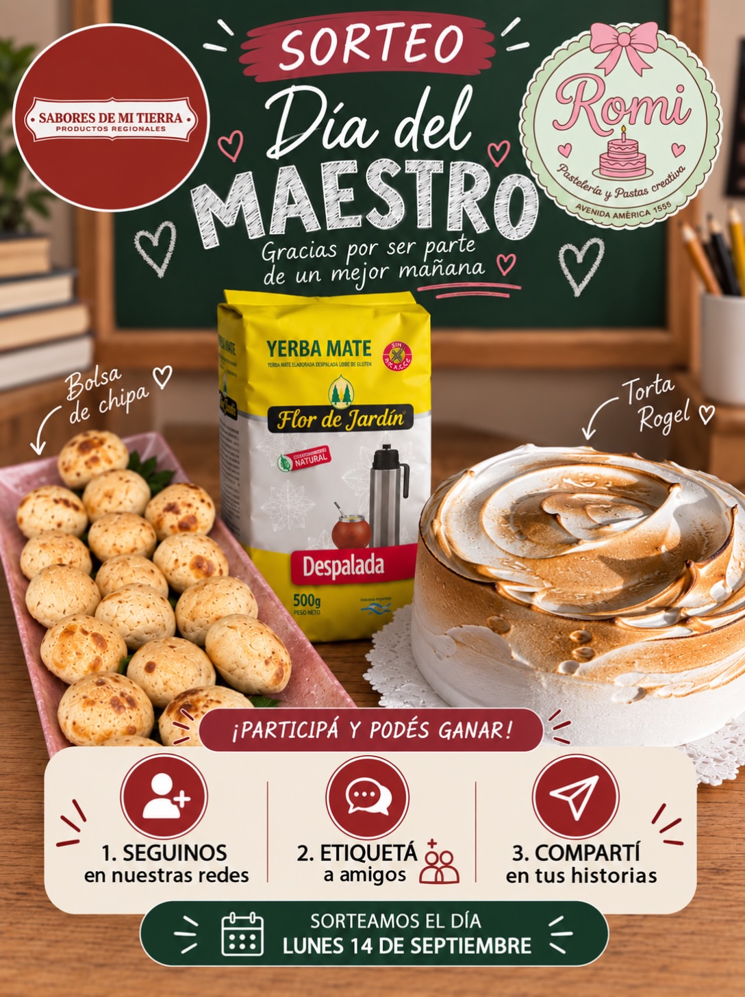 Imagen de 🎉 ¡SORTEO ESPECIAL POR EL DÍA DEL MAESTRO! 🍎💝

qu