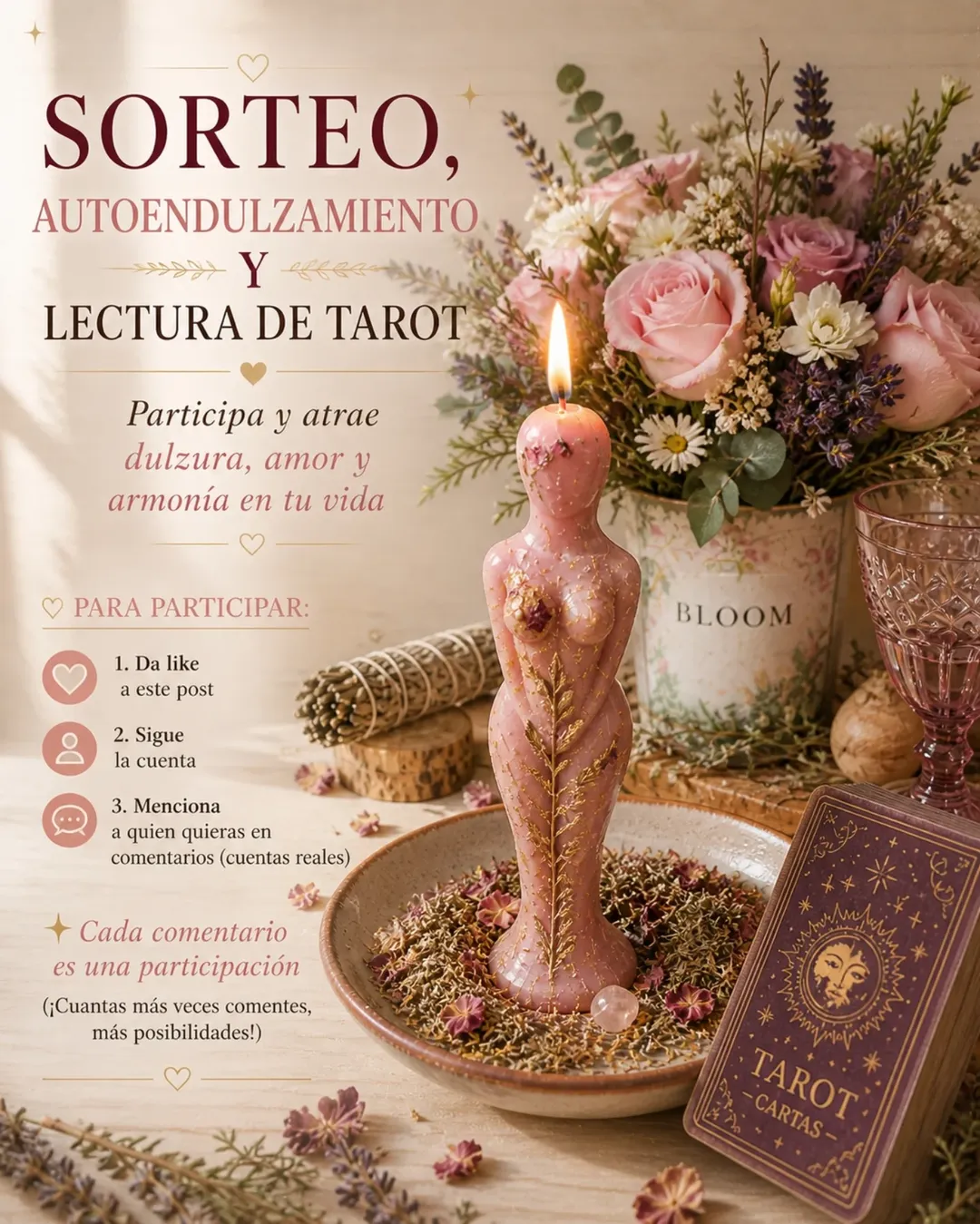 Imagen de SORTEO ESPECIAL 

Quiero regalaros un momento de conexión, 