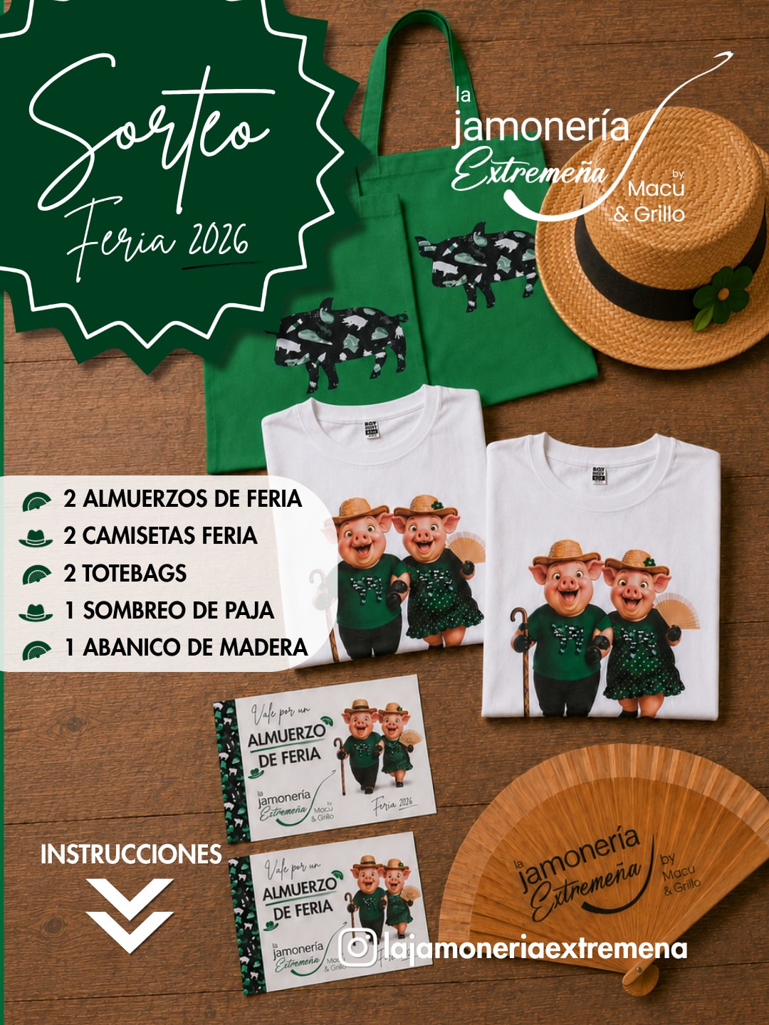 Imagen de 🎉 ¡SORTEO FERIA 2026! 🎉

En La Jamonería Extremeña 