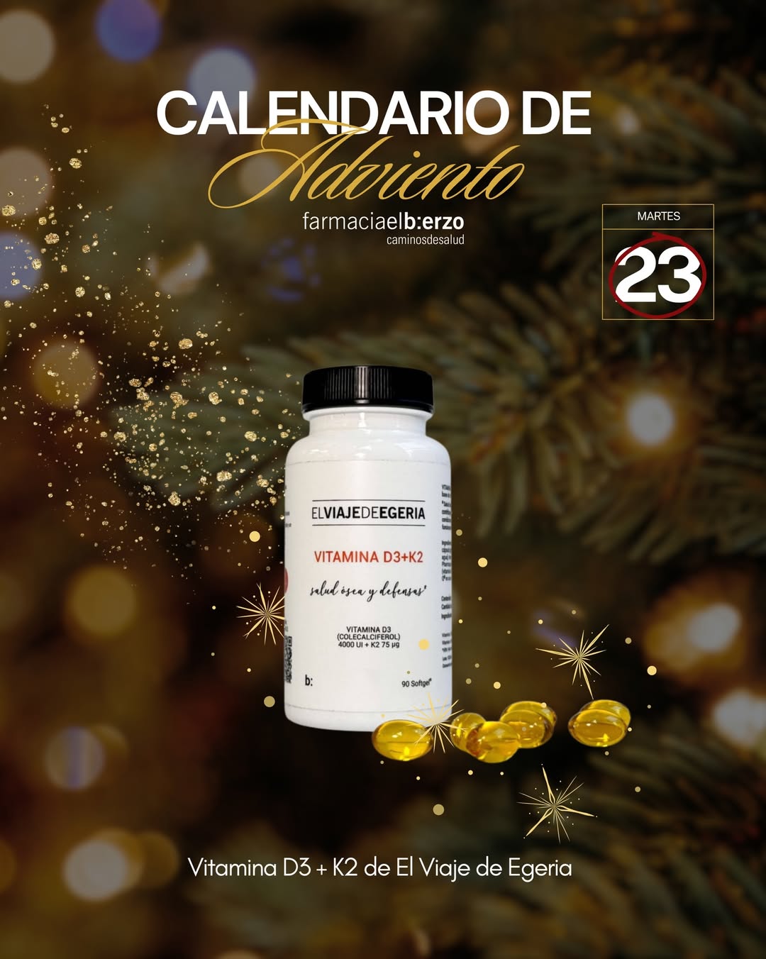 Imagen de Calendario de Adviento ‘25 de Farmacia El Bierzo 🎄✨ |