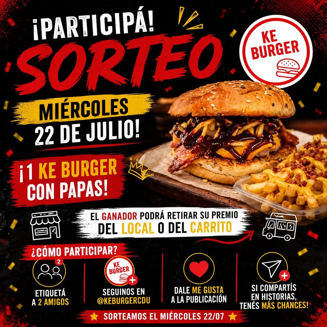 Imagen de 🎉 ¡SORTEO TIME! 🎉

¿Te imaginás terminar el miérco