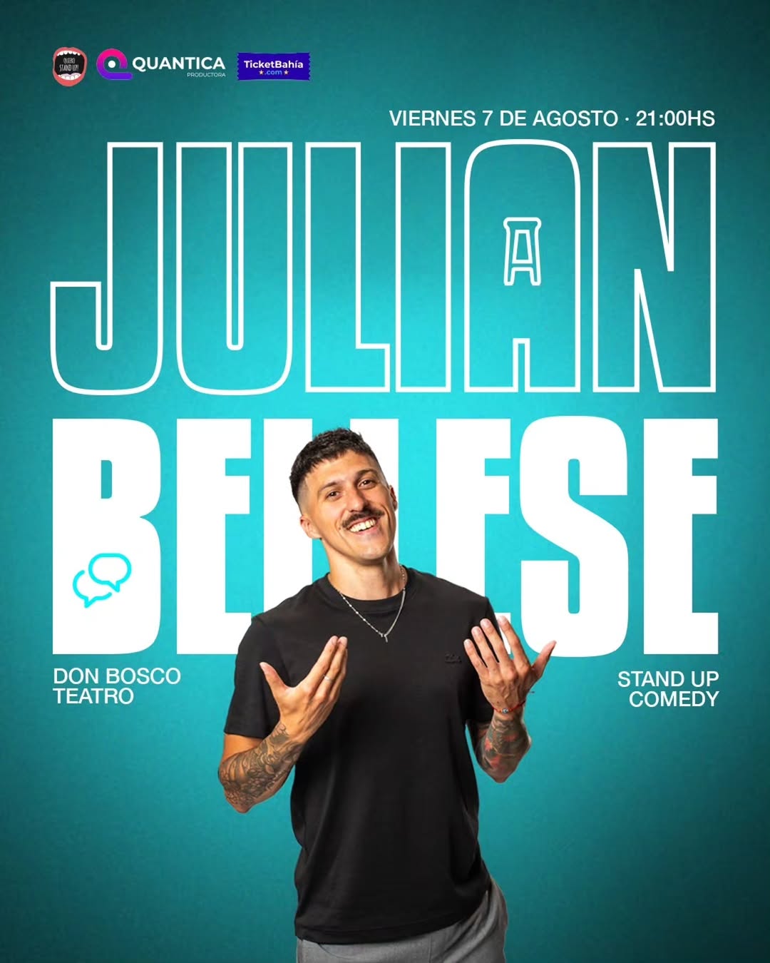 Imagen de 📢 SORTEO EXPRESS! 

🎭 Julián Bellese Stand Up Comedy 