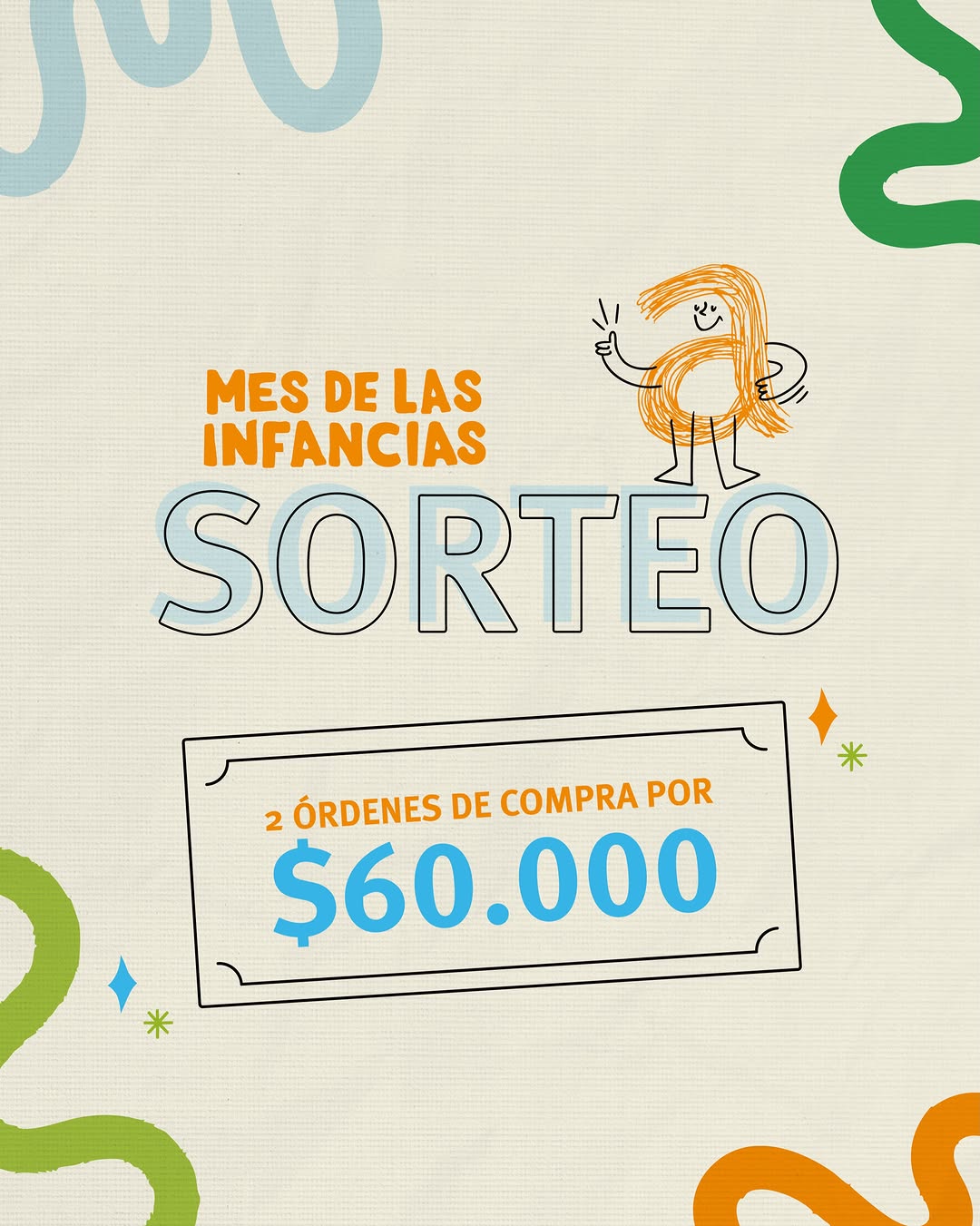 Imagen de ¡Sorteo mes de las infancias! Te invitamos a sumarte:
• S
