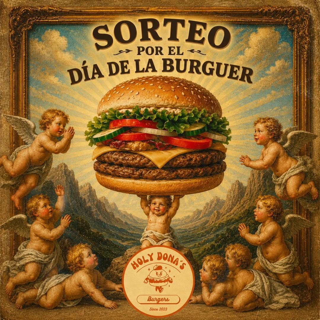 Imagen de 🍔🎉 ¡SORTEO ESPECIAL DÍA DE LA BURGER EN HOLY DONA’