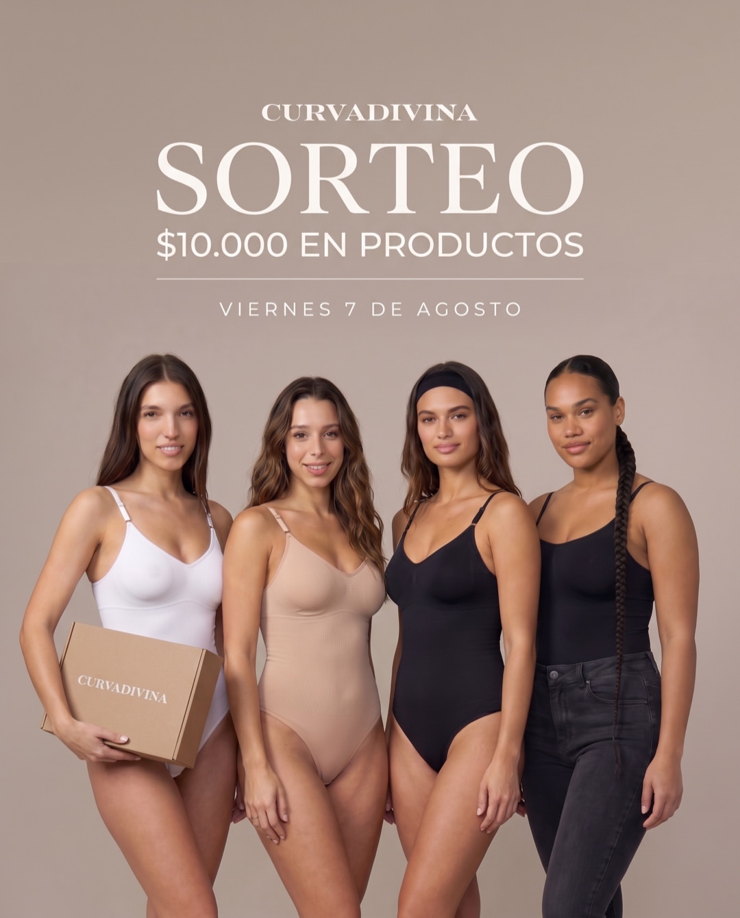 Imagen de 🤍 SORTEAMOS $10.000 EN PRODUCTOS CURVADIVINA

Elegís vos