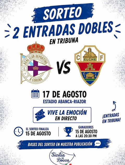 Imagen de 🚨⚽🍕 ¡SORTEAZO EN SICILIA IN BOCCA! 🍕⚽

¿Te vi
