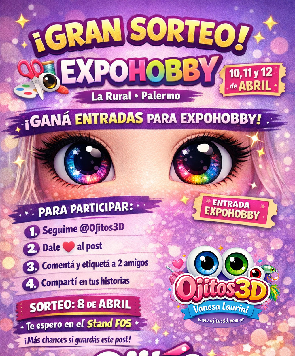 Imagen de 🎉 ¡SORTEO EXCLUSIVO EXPOHOBBY! 🎉

Voy a estar en La R