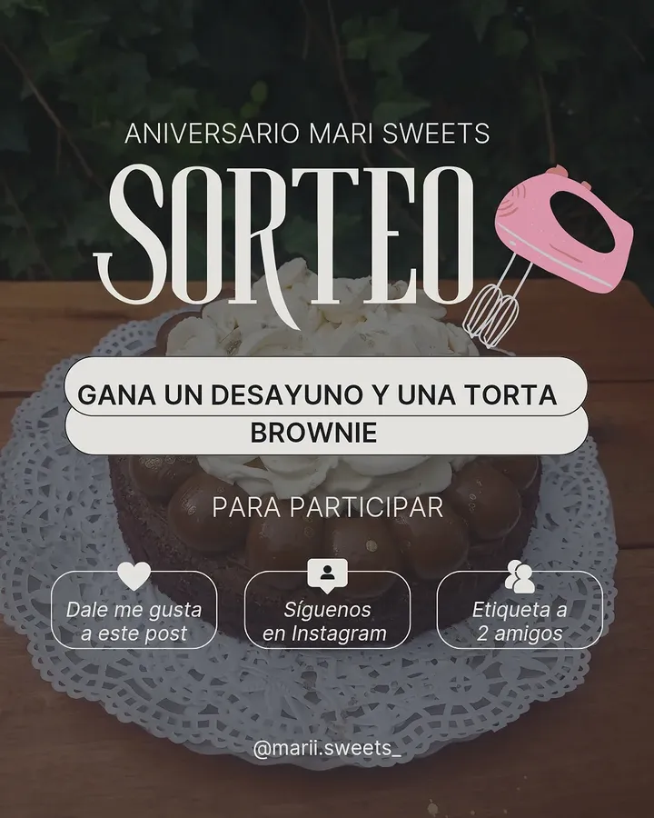 Imagen de Sorteo especial! 1 🎂 
Para participar, muy fácil 

1- Da
