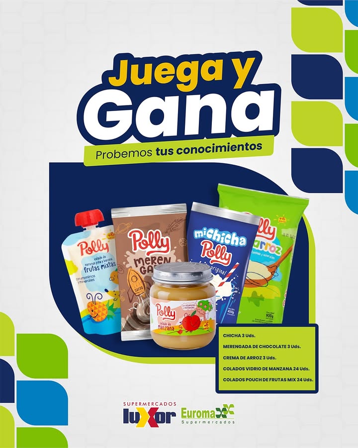 Imagen de ¡Juega y Gana! con supermercados Luxor y Euromaxx!✅✨#49
