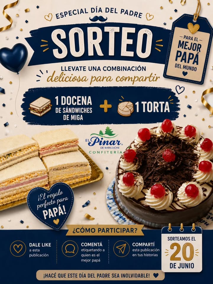 Imagen de 🎉✨ ¡SORTEO DÍA DEL PADRE! ✨🎉
En 🍰 Confitería