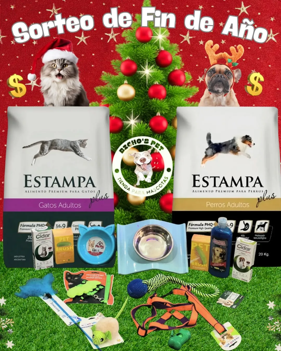 Imagen de 🎉 SORTEO FIN DE AÑO – BICHO’S PET 
¡Cerramos el añ