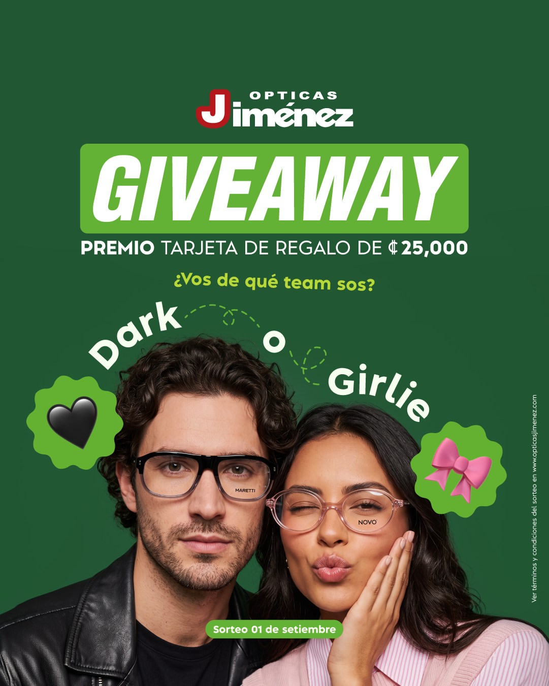 Imagen de ¡SORTEO! 

¿Sos Team Girlie 🎀 o Team Dark 🖤? 

Parti