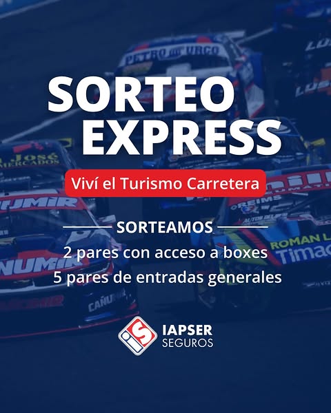 Imagen de 🏁 ¡SORTEAMOS ENTRADAS PARA EL TURISMO CARRETERA EN PARAN
