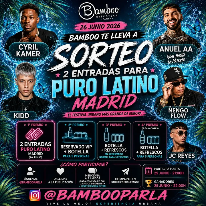 Imagen de 🎟️🔥SORTEOOOOO🔥🎟️
Estamos que lo tiramos!!!
B