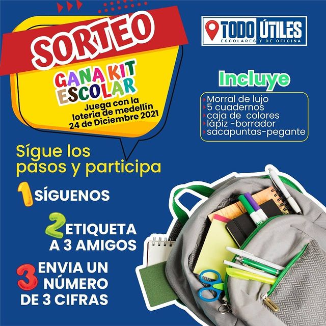 Lotería Útiles Escolares