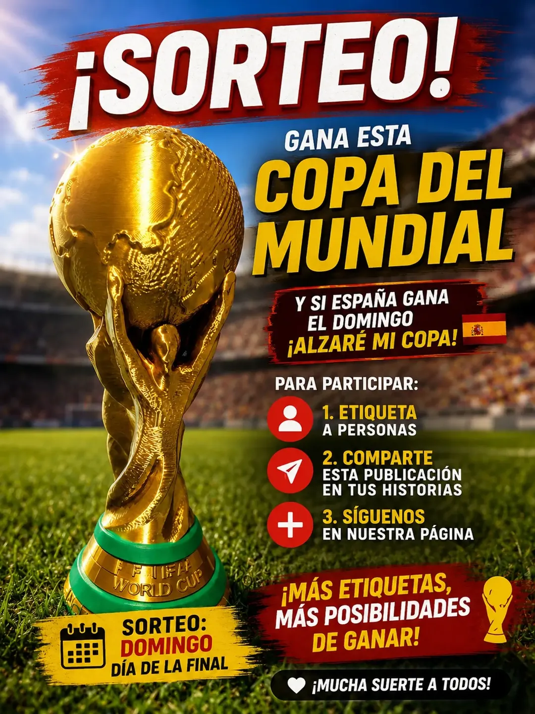 Imagen de 🏆 ¡SORTEO ESPECIAL! 🏆

¿Te imaginas levantar esta in