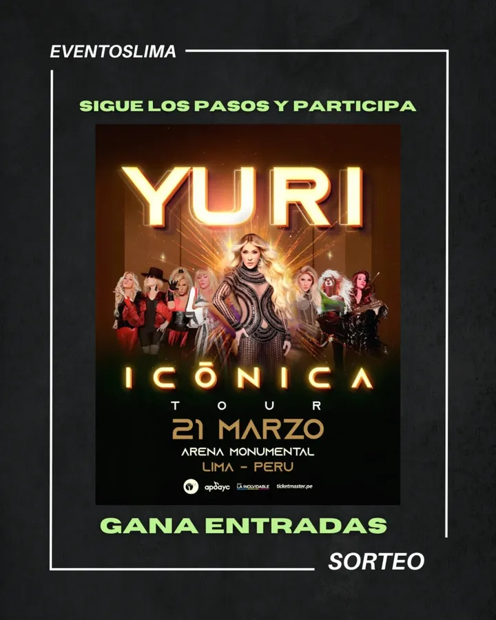 Imagen de #sorteo ! Gana entradas para ver a Yuri en Lima este 21 de M