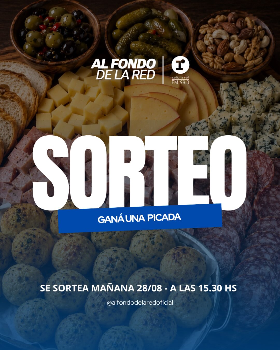 Imagen de 🎉 ¡SORTEO EN RADIO LA RED! ⚽🧀

¿Querés disfrutar 