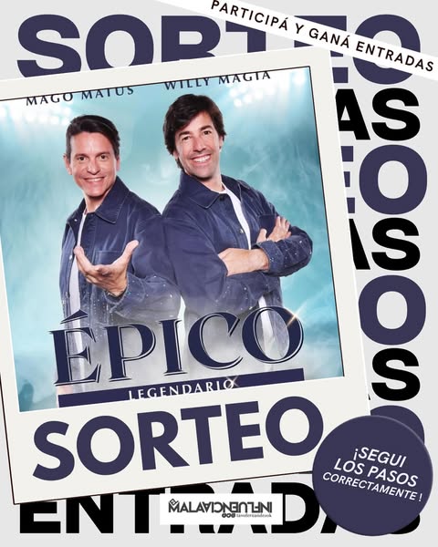 Imagen de SORTEO 🪄 ÉPICO 🔮LEGENDARIO 

🔰 Funcion 26.12 | 27.