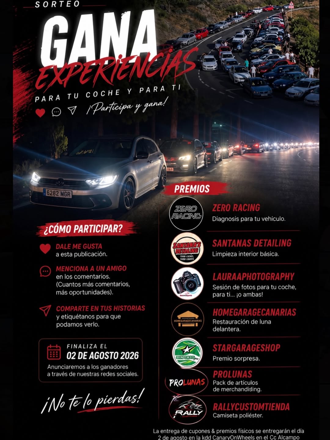 Imagen de ¡🚨 GRAN SORTEO: GANA EXPERIENCIAS PARA TU COCHE Y PARA T