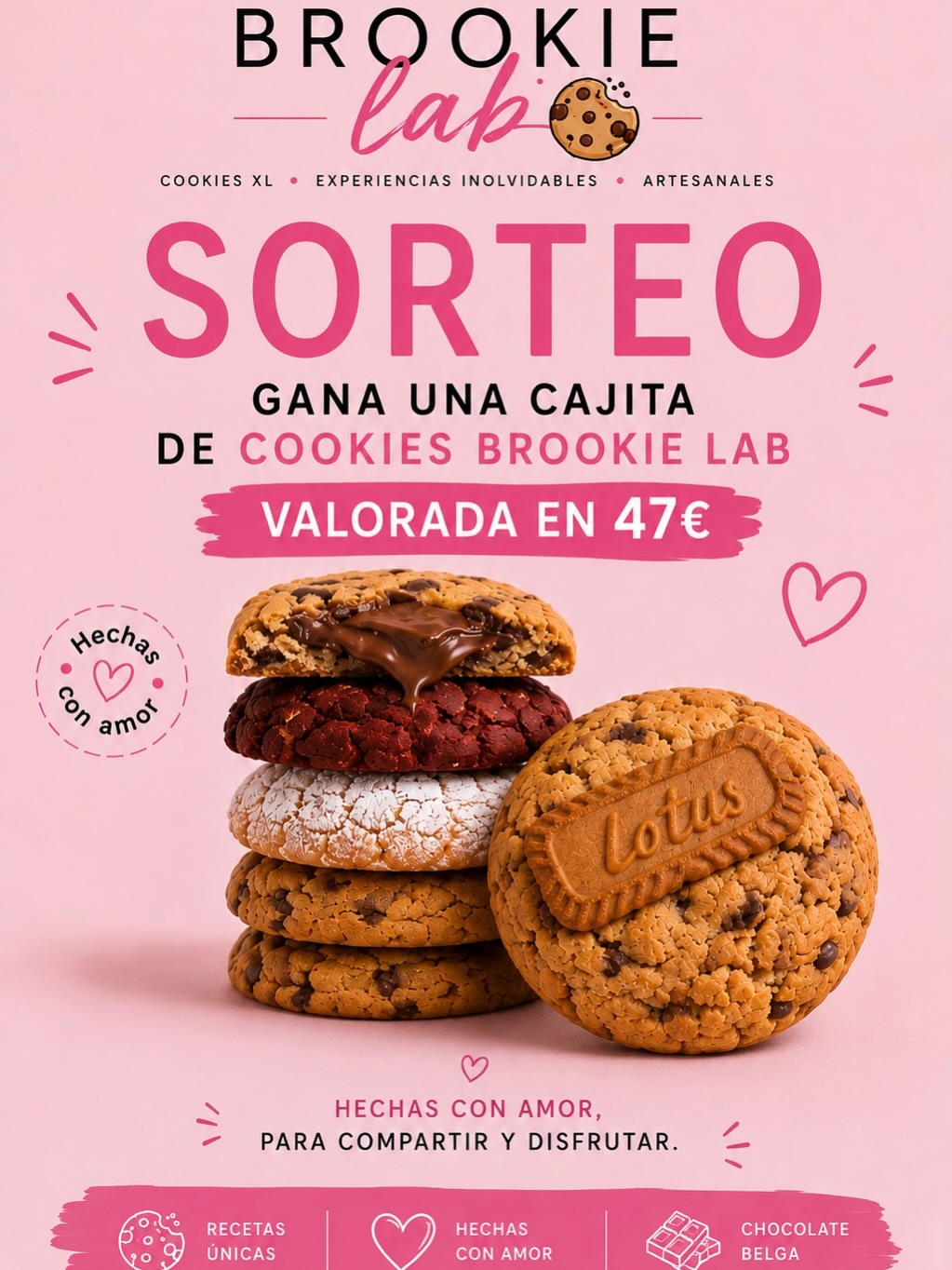 Imagen de 🍪 ¡SORTEO BROOKIE LAB! 🍪🎀

Tenemos algo MUY dulce 