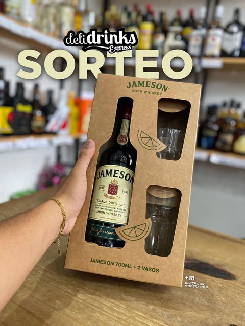 Imagen de 🎉 SORTEO JAMESON 🎉
Para disfrutar en buena compañía 