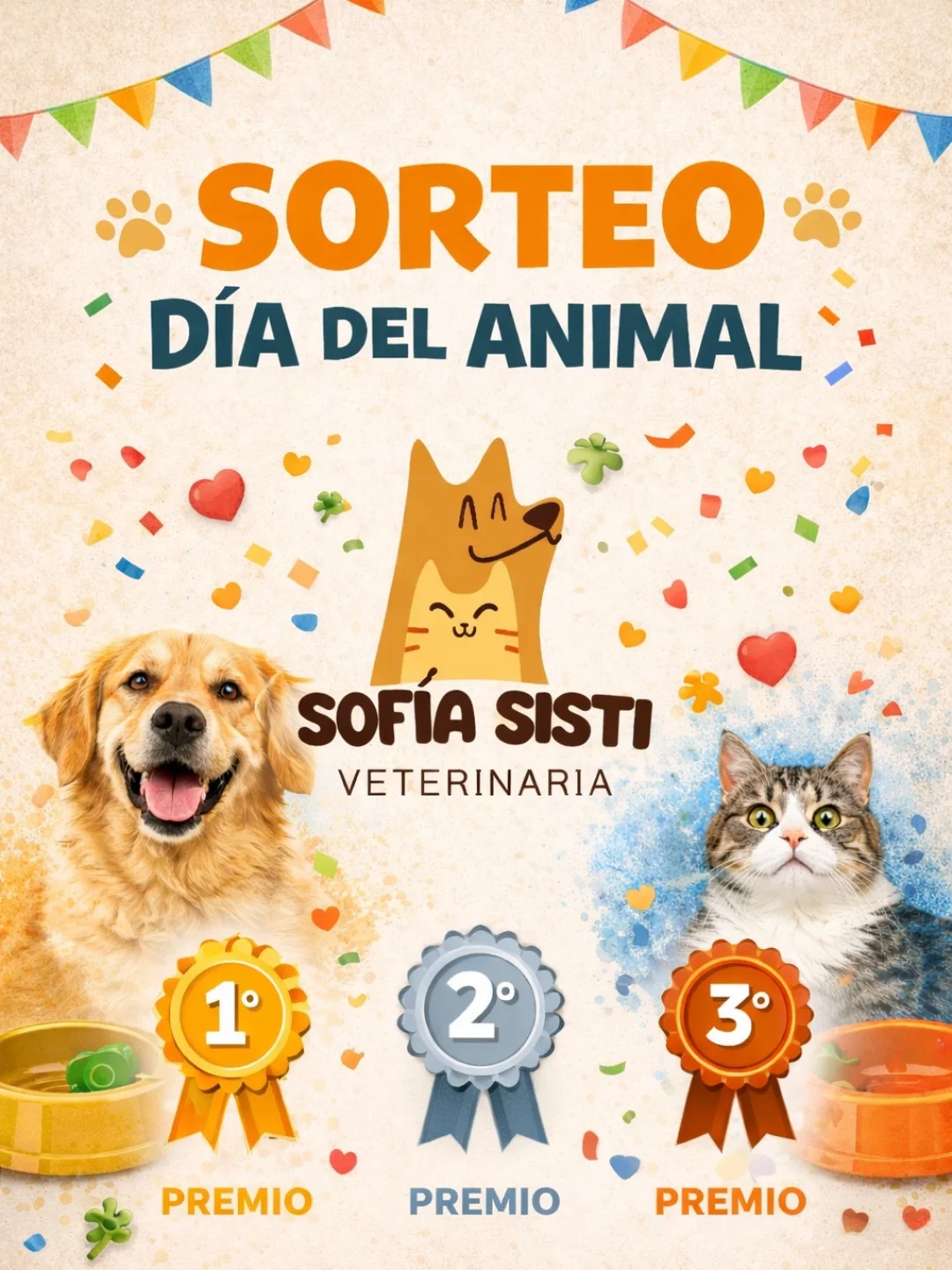 Imagen de 🎉🐾 ¡SORTEO DÍA DEL ANIMAL! 🐾🎉

Para celebrar e