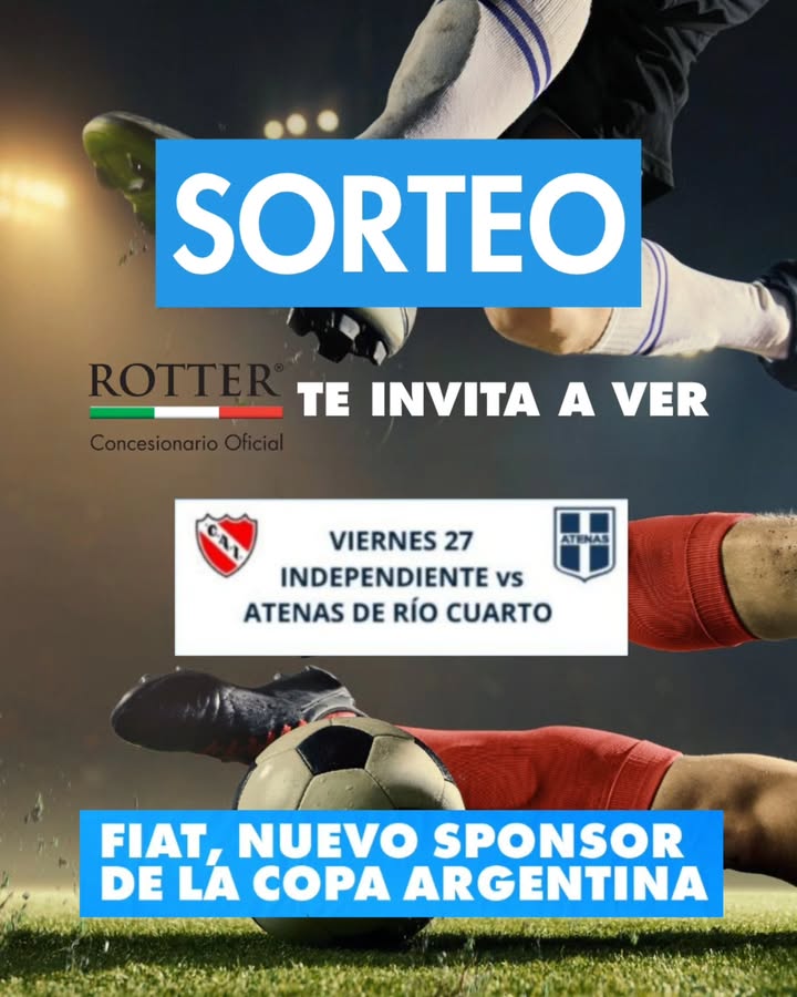 Imagen de 🎟️🔥 SORTEO IMPERDIBLE 🔥🎟️

¡En ROTTER te in