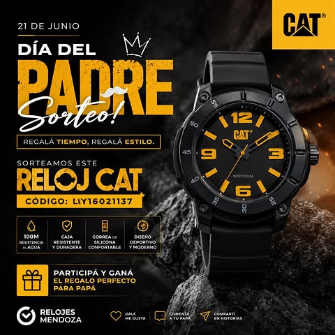 Imagen de 🎉 ¡SORTEO DÍA DEL PADRE! 🎉

En @relojes_mendoza Mend