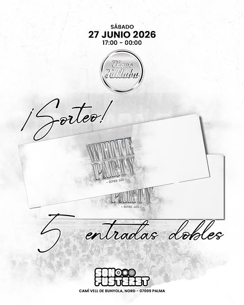 Imagen de 📣 SORTEO 5 ENTRADAS DOBLES 📣

👉 ¿Cómo participar?