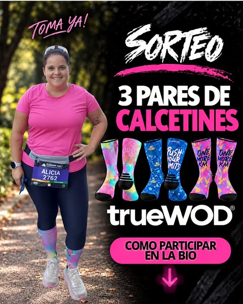 Imagen de ⭐SORTEO⭐
3 PARES DE CALCETINES de Running, de los modelo